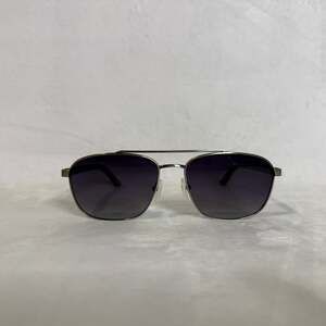 Pro Acme Polarized Aviator Sunglasses Metallic Gray with Black Case